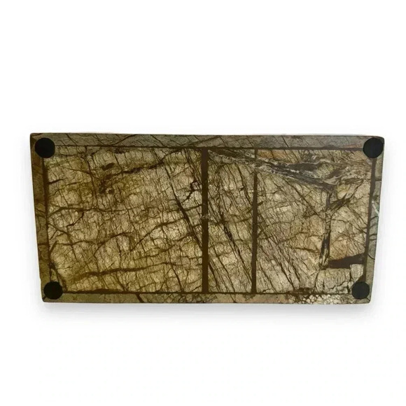 Vintage Stone Trinket Tray of Highly Veined Stone - Picture 5 of 5